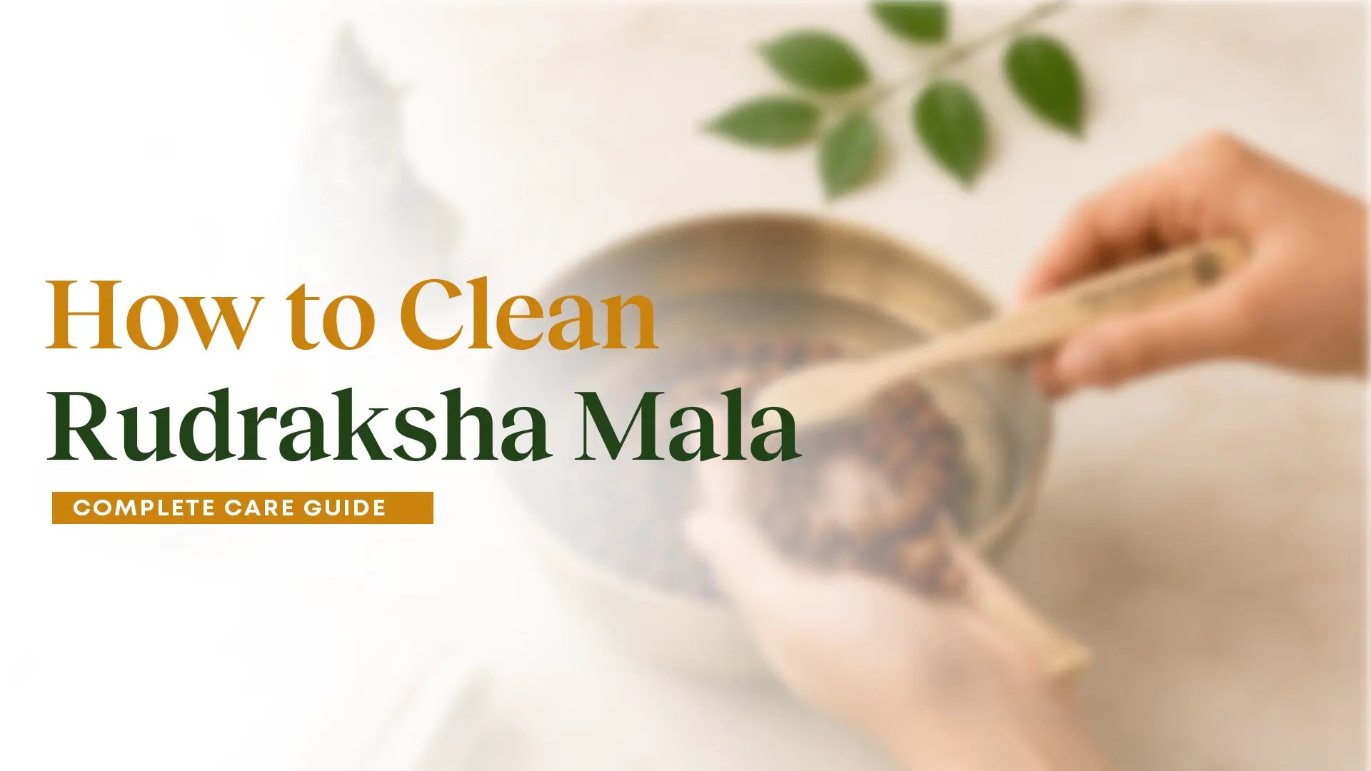 How to Clean Rudraksha Mala: Complete Care, Conditioning & Maintenance Guide