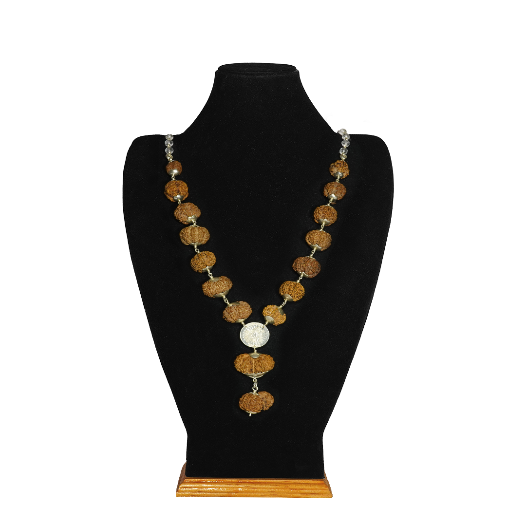 One Mukhi Savar / Collector ($3300) / Sphatik with Silver