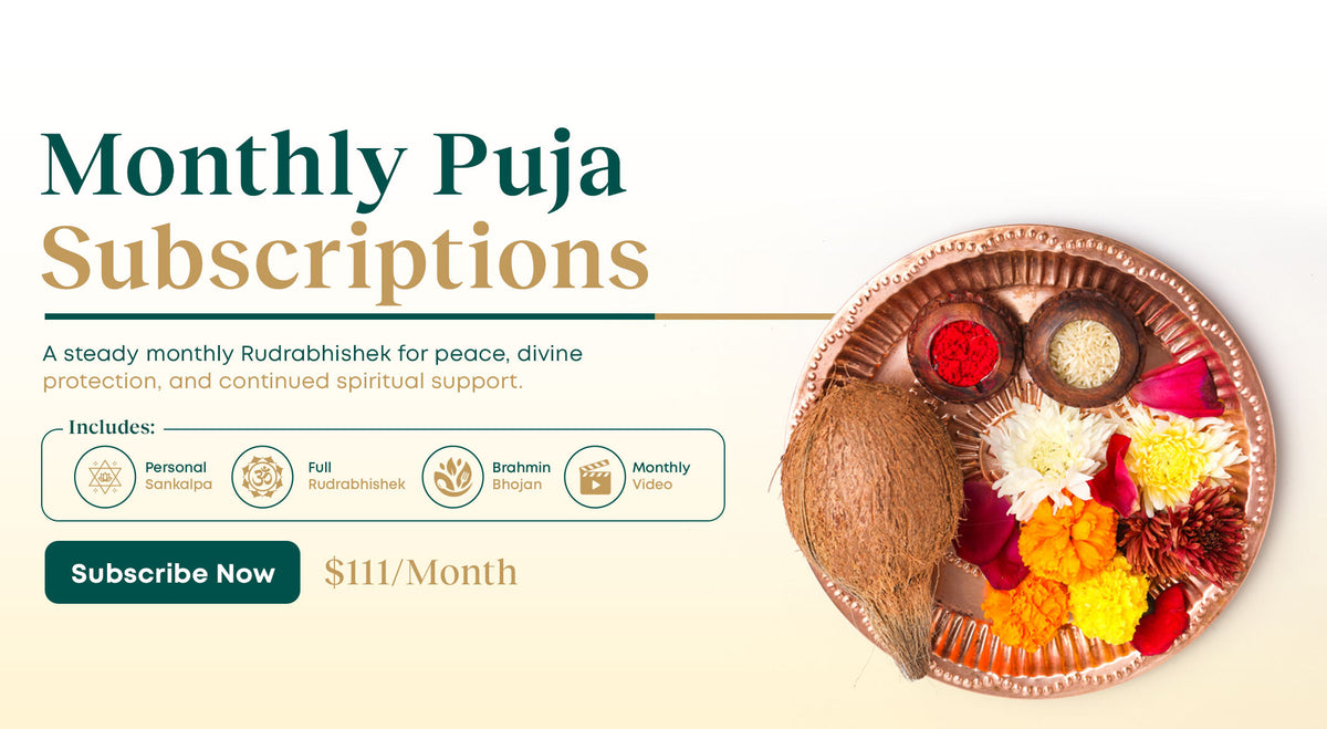 Monthly Puja Subscription — Rudrabhishek at Pashupatinath