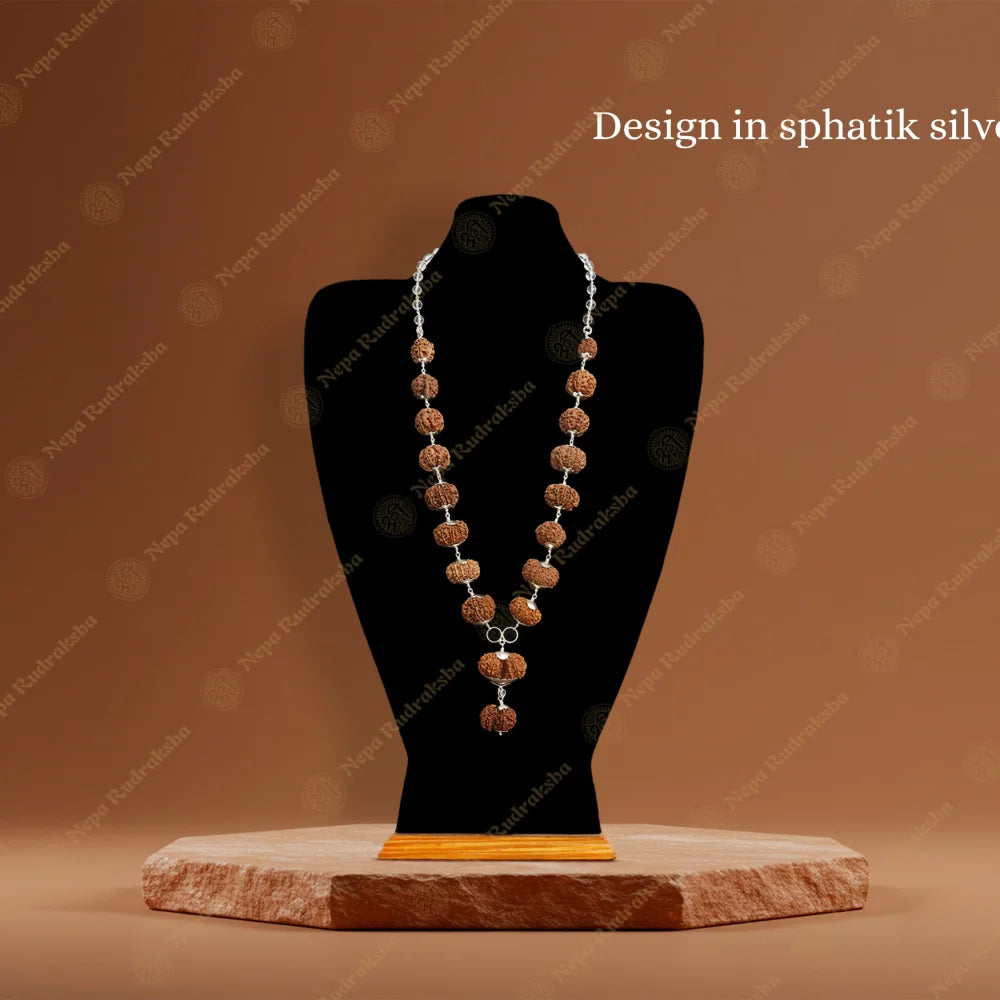 Regular / One Mukhi Savar / Sphatik with Silver