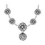 Silver Chain in Mala