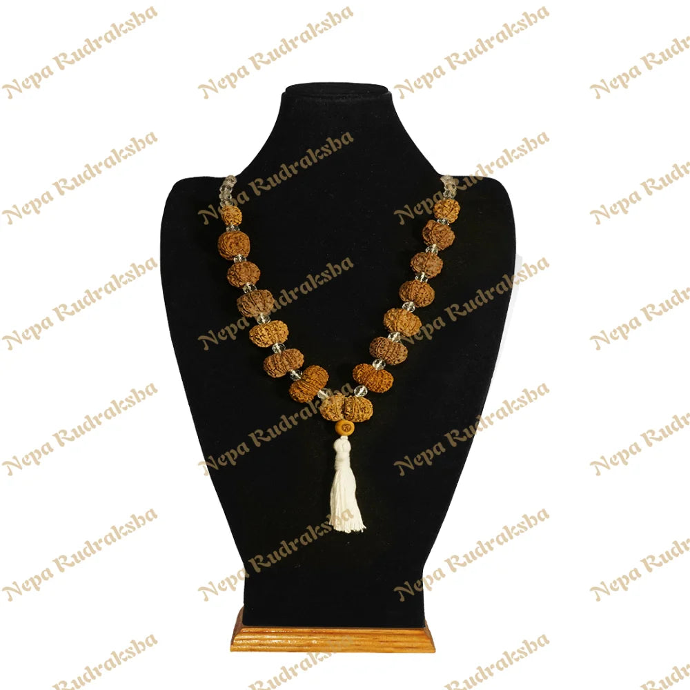 No One Mukhi / Medium ($2400) / Sphatik with Thread