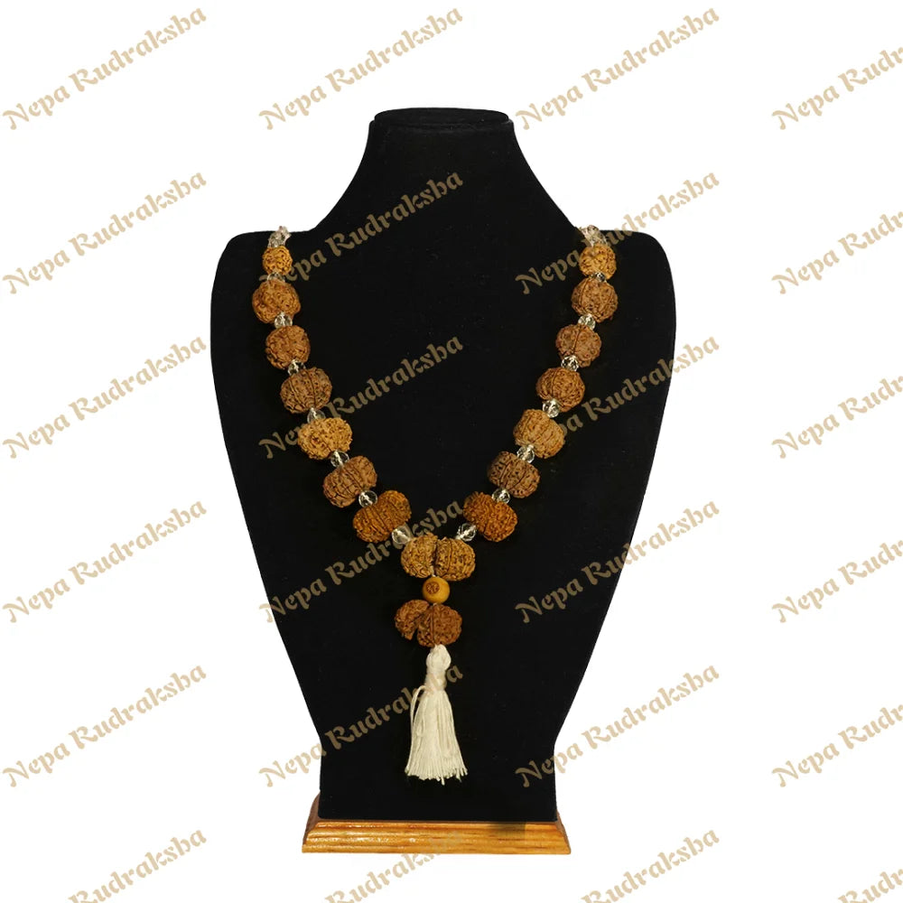 One Mukhi Savar / Collector ($3300) / Sphatik with Thread