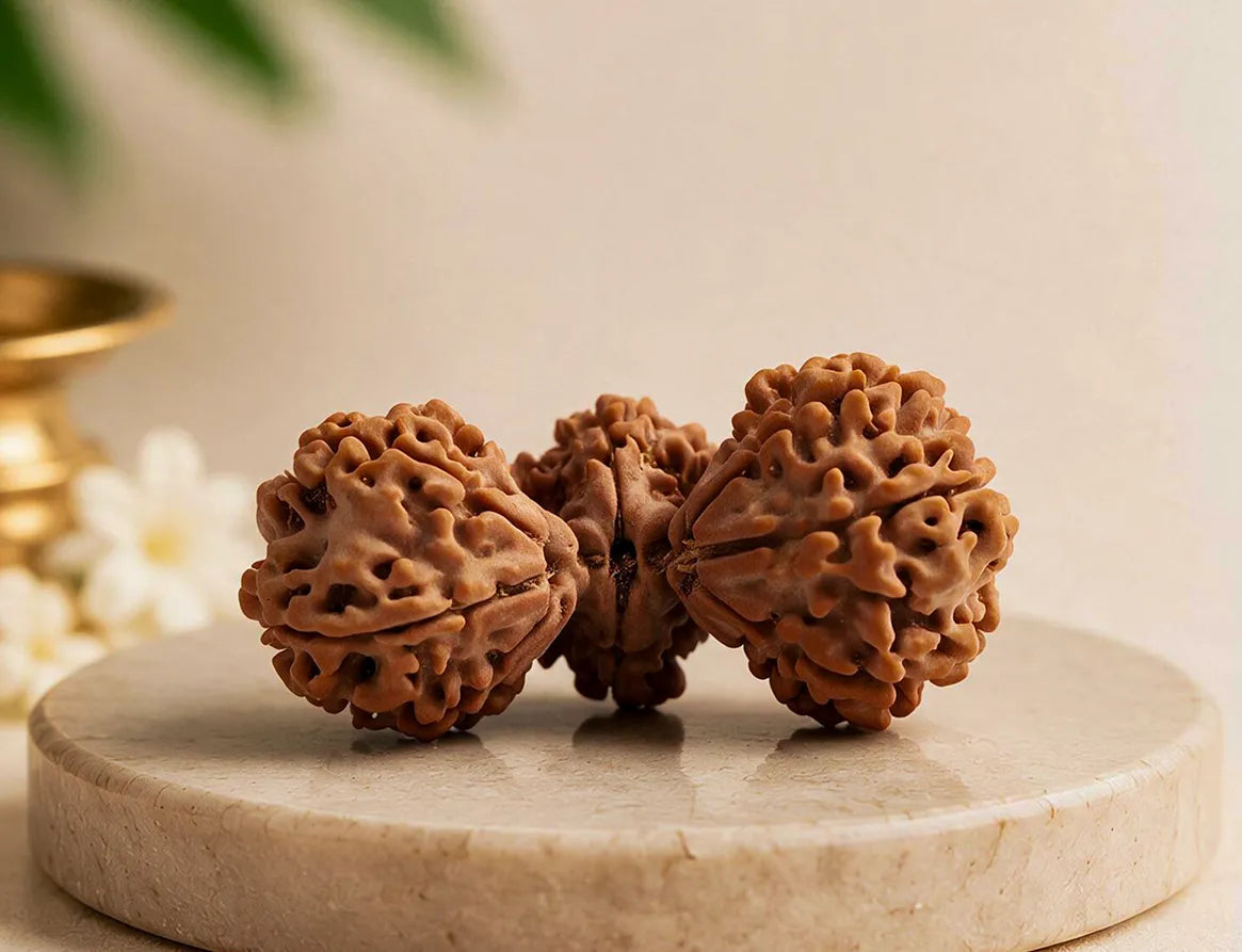 15 Mukhi Trijuti Rudraksha