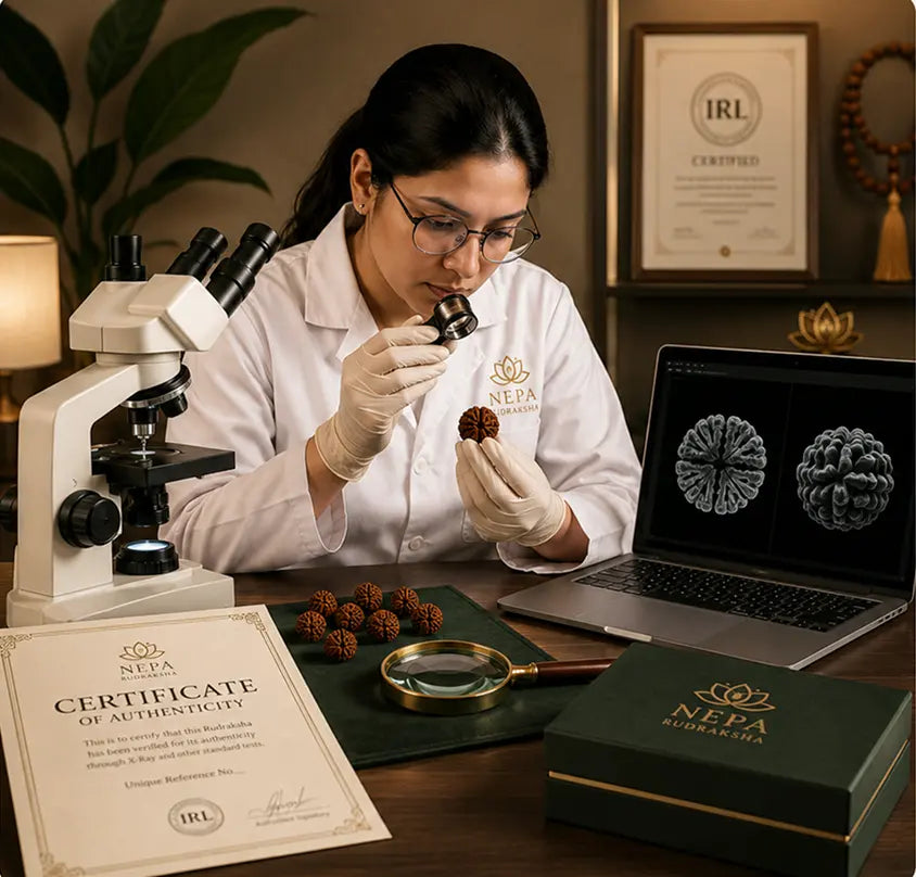 Step 2: Rudraksha X-Ray Verification